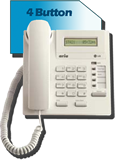 LG Nortel Aria LDP-7004D 4 button phone